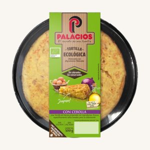 Palacios Organic Spanish potato omelette with onion, homemade recipe, medium size 500 gr