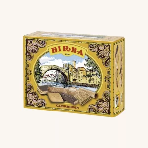 Birba Surtido - Classic assortment of 11 types of Birba biscuits, from Girona, cardboard box 500g 