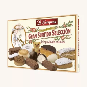 La Estepen?a Gran Surtido Seleccio?n (assorted Spanish Delights), from Seville, large box 600g