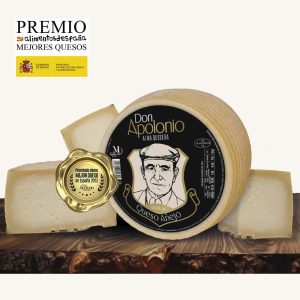 Don Apolonio Manchego Añejo-Reserva sheep's milk cheese, from Ciudad Real, whole piece 3kg